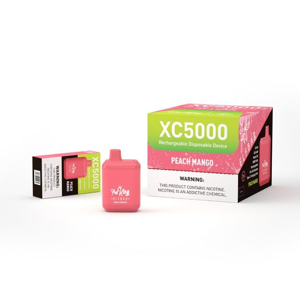Elf Bar XC5000 Rechargeable Disposable Vape Kit 5000 Puffs 13.5ml